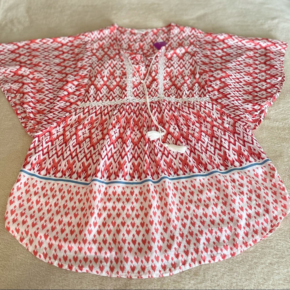 BeachLunchLounge Multicolor Wing Sleeve Top - Size M - Picture 6 of 11